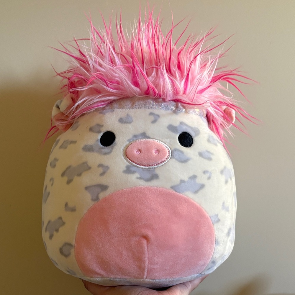 Original Squishmallows Rosie the Pig 12" Squish-Doos Stuffed Plush